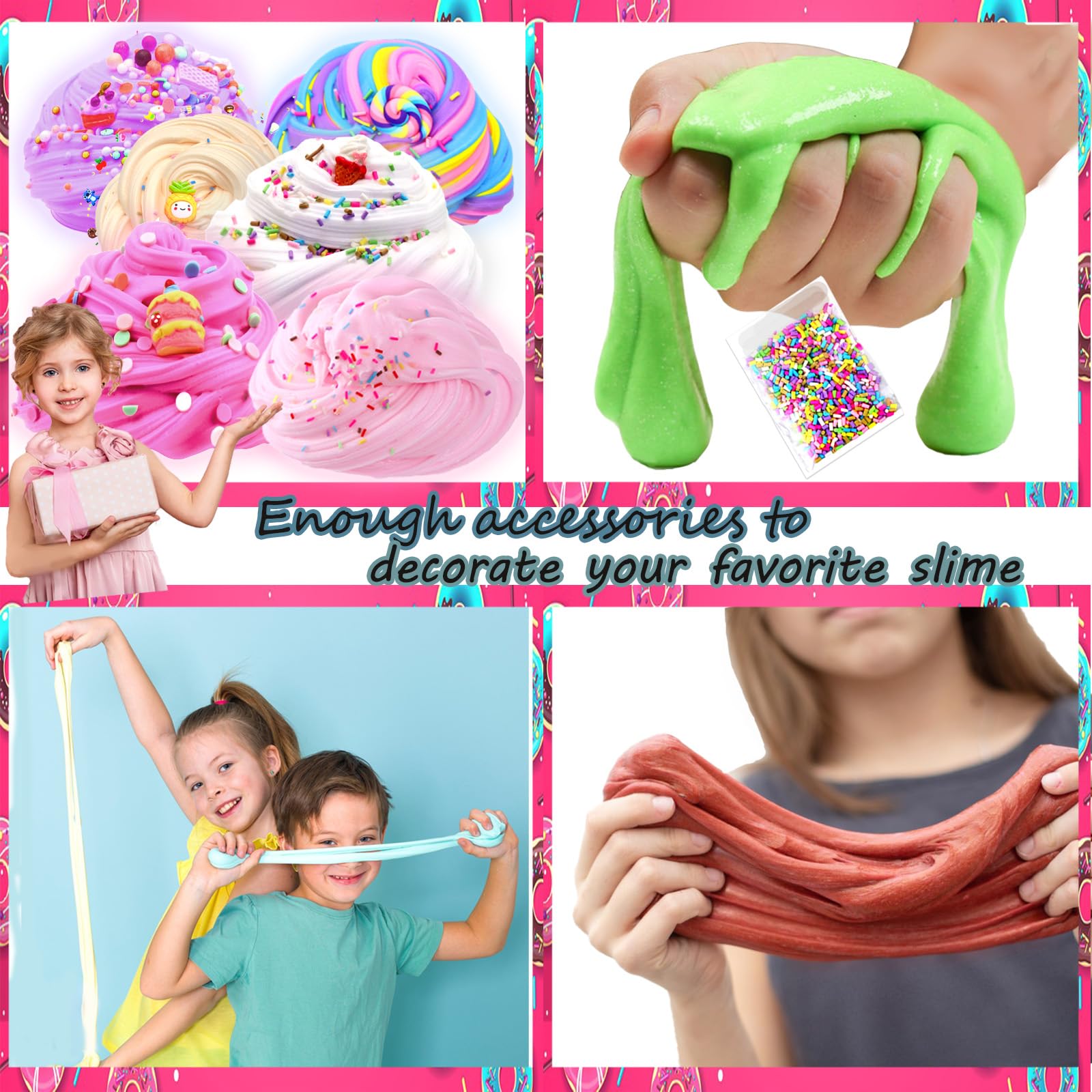 KUALUDJIT slime creations being DIY styled for imagination and skill building