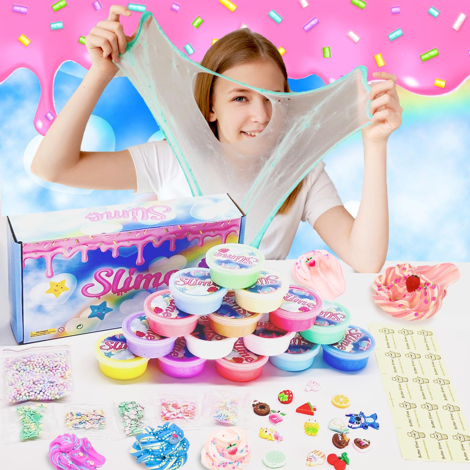 KUALUDJIT slime set used as party favors and gifts for celebrations