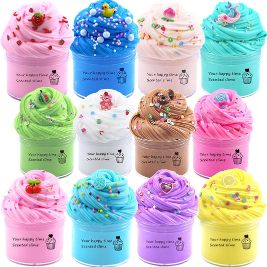 KUALUDJIT soft slime close-up highlighting non-sticky texture for kids