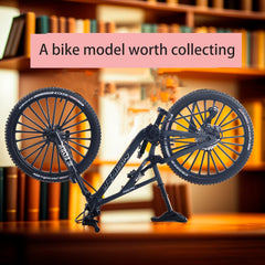 Kuasting bike-inspired miniature supports imaginative play and tasteful collection display.