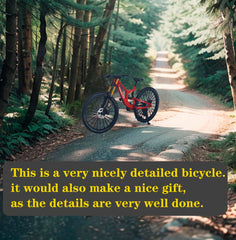 Kuasting mountain bike cake topper adds playful touch to celebrations