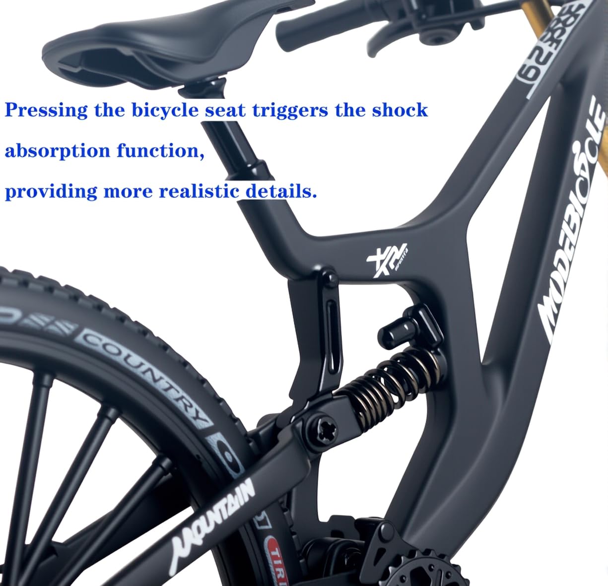 Kuasting detailed bike design with realistic finish for collectible display