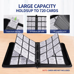 KuBeiBear Card Binder's compact design fits in backpacks for tournaments.