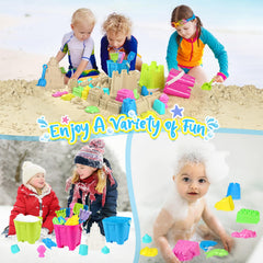 KUBUSFLY marine and arctic animal molds inspire themed sand play