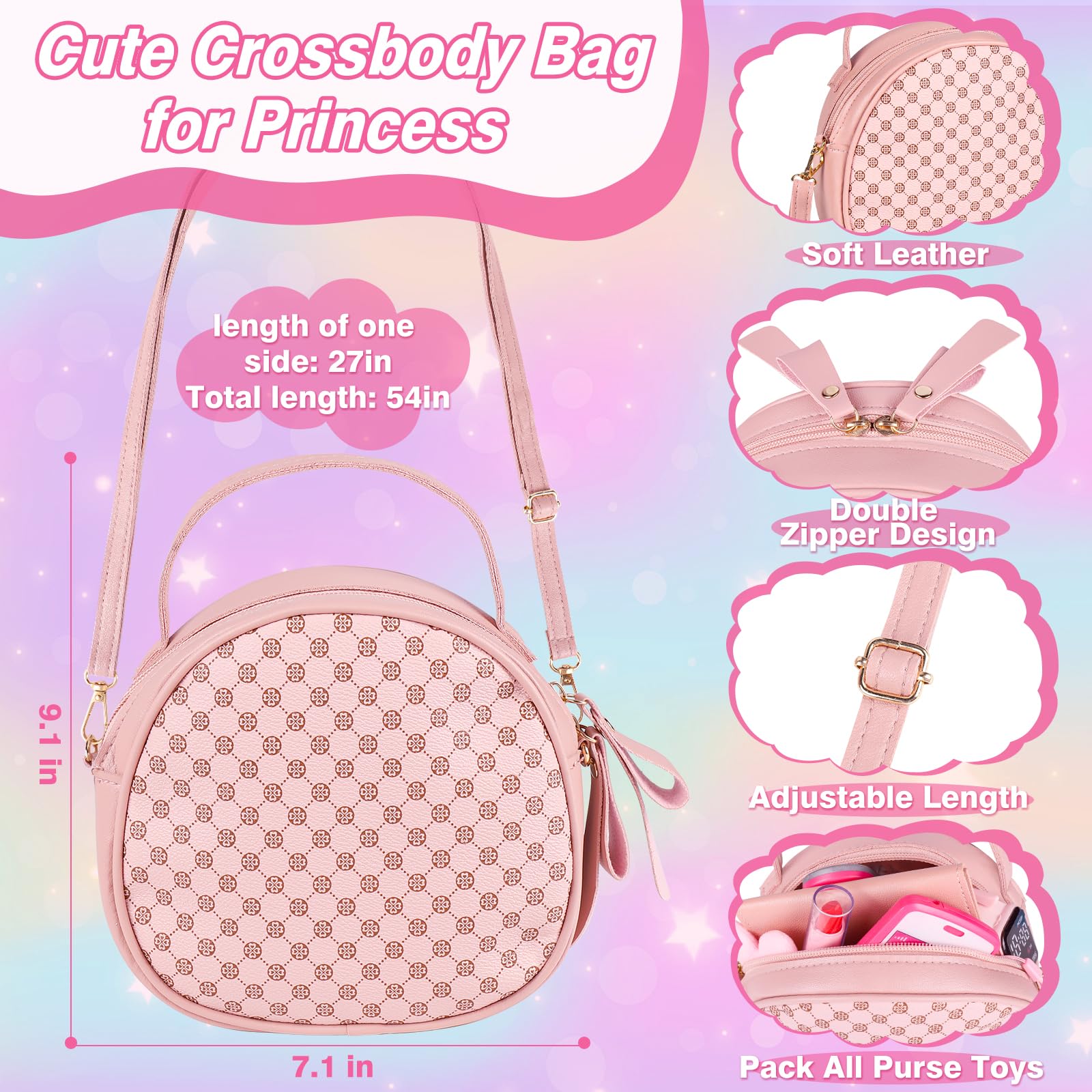 KUBUSFLY wallet accessory supports role-play and organization during pretend shopping.