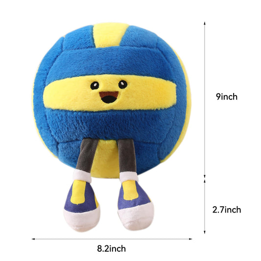 KUCCO-PILLOW ultra-soft fabric volleyball plush adds cozy support for naps