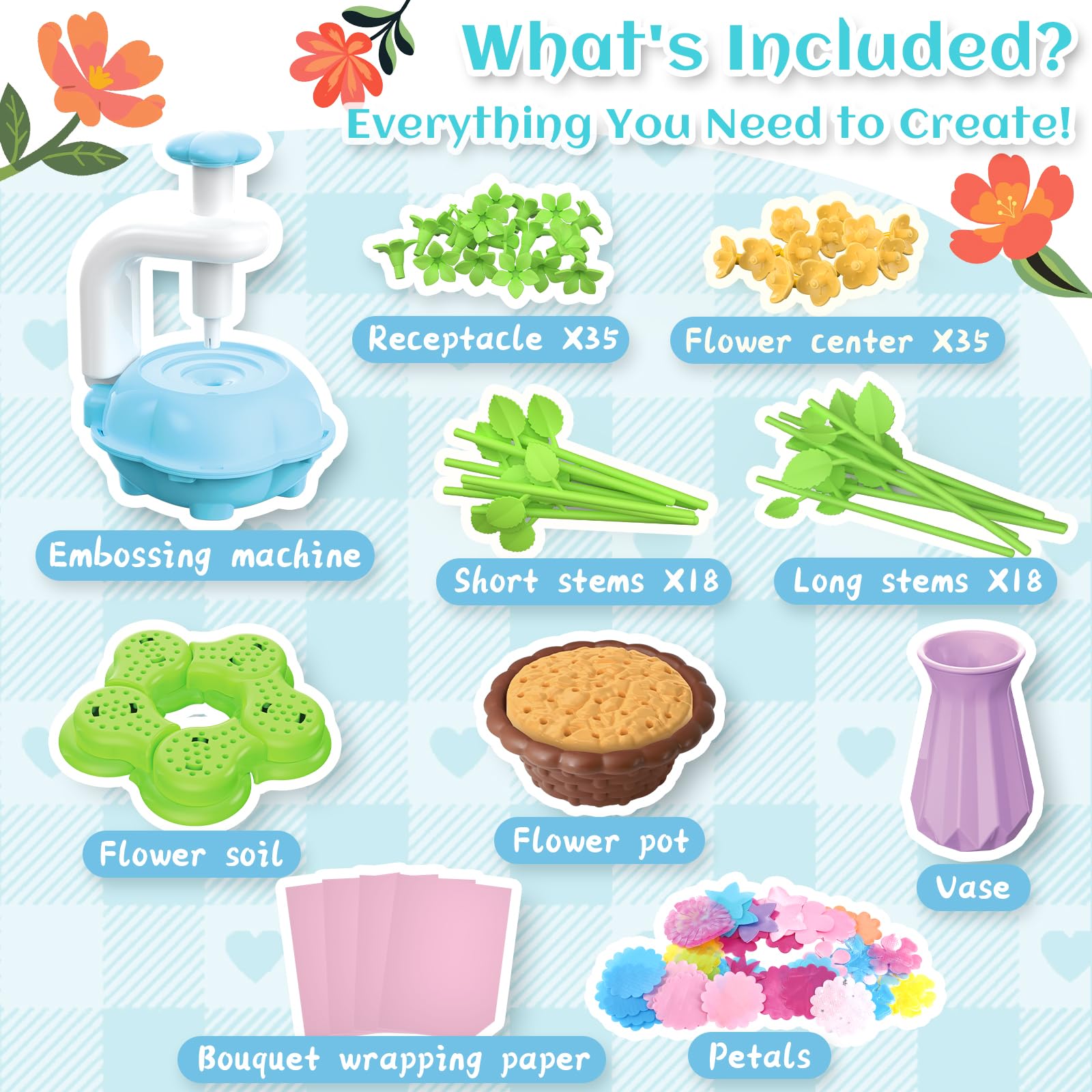Vibrant Kufanda petals in varied colors inspire imaginative flower designs and color recognition