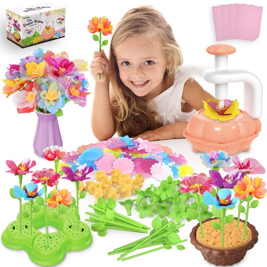 Kufanda DIY flower set with embossing machine invites imaginative crafting at home.