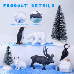 Kukifun pine trees model elevates Arctic dioramas and seasonal displays.
