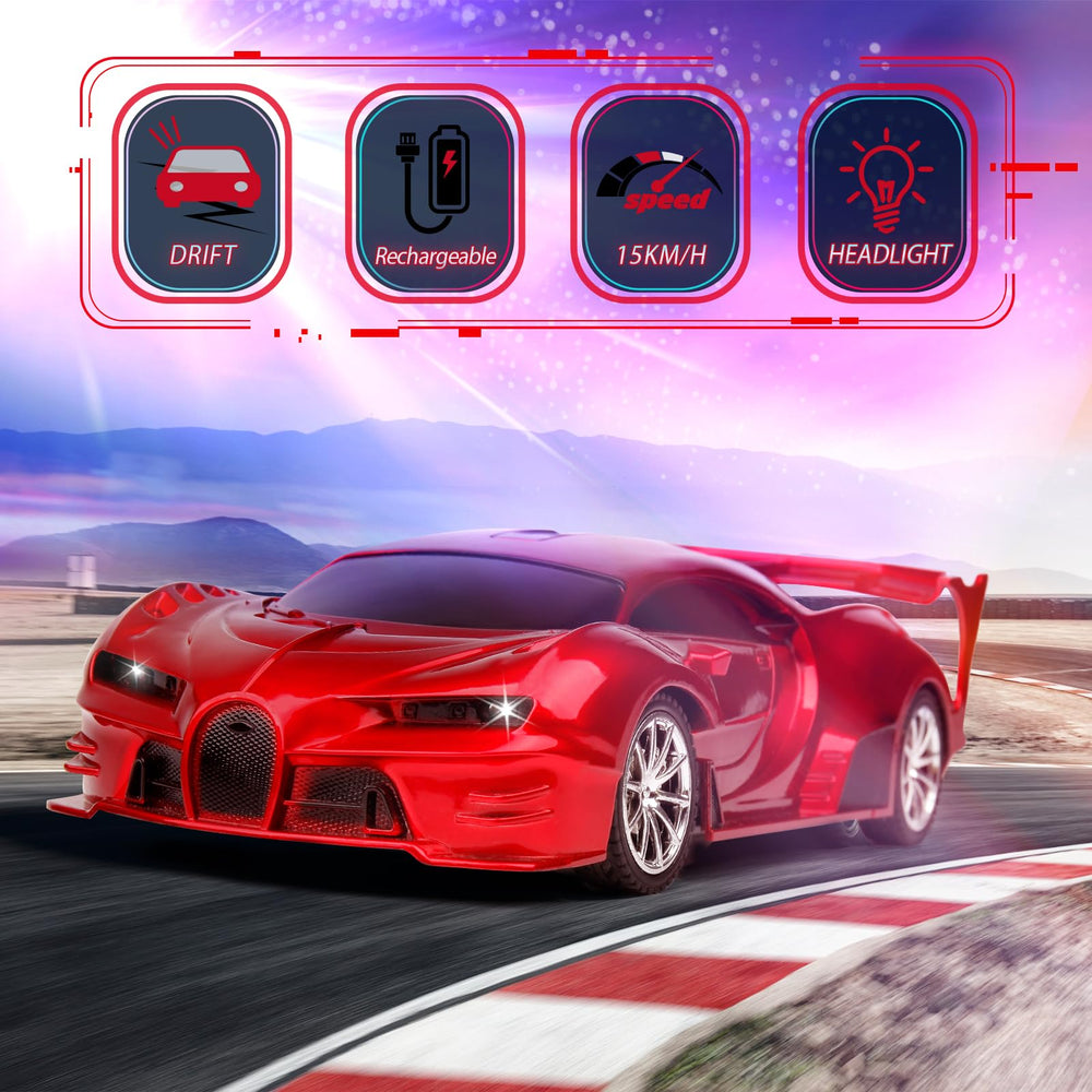 KULARIWORLD RC car headlights-on illuminating night play and visibility