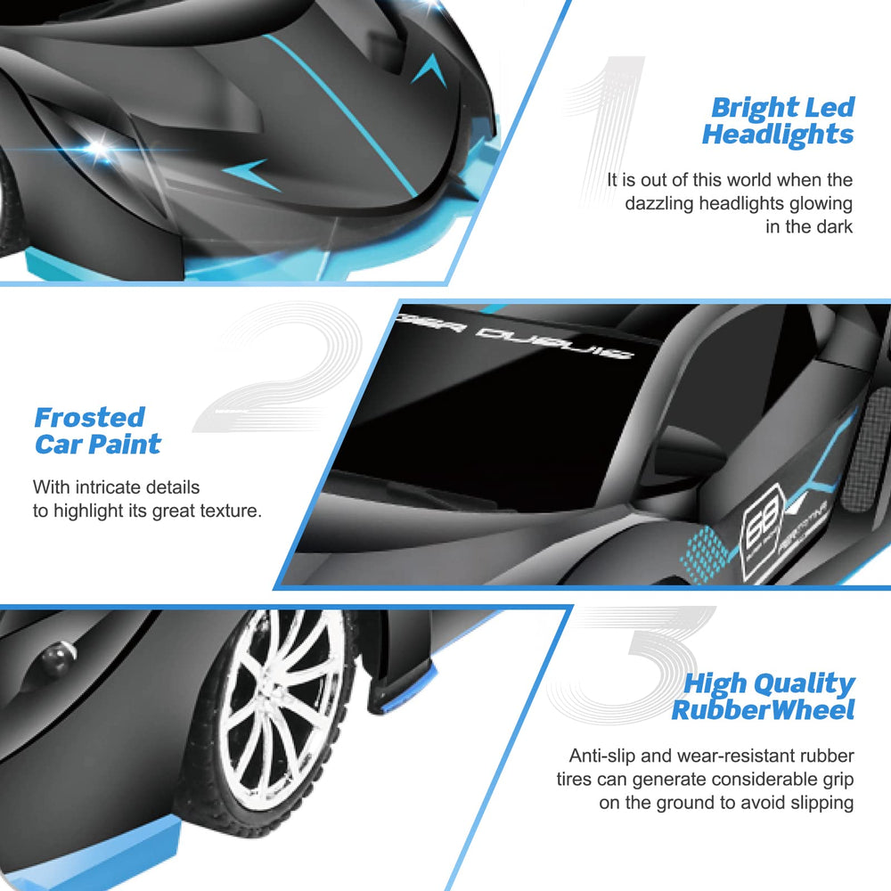 KULARIWORLD RC car speed 18kmh captures fast, responsive play.