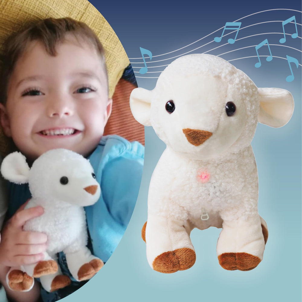 Kulumi My Little Lamb with built-in audio Bible offers a comforting bedtime experience.