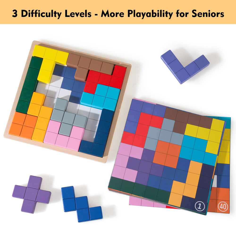 KUMUNI 40 templates offer progressive challenges for focused, non-frustrating play.