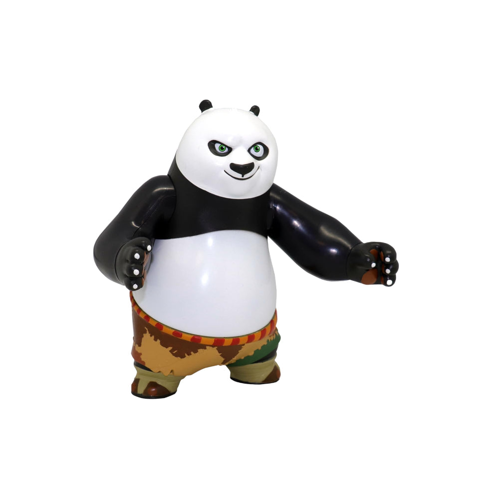 Kung Fu Panda Po 5.5-inch figure chopping action for kinetic play.