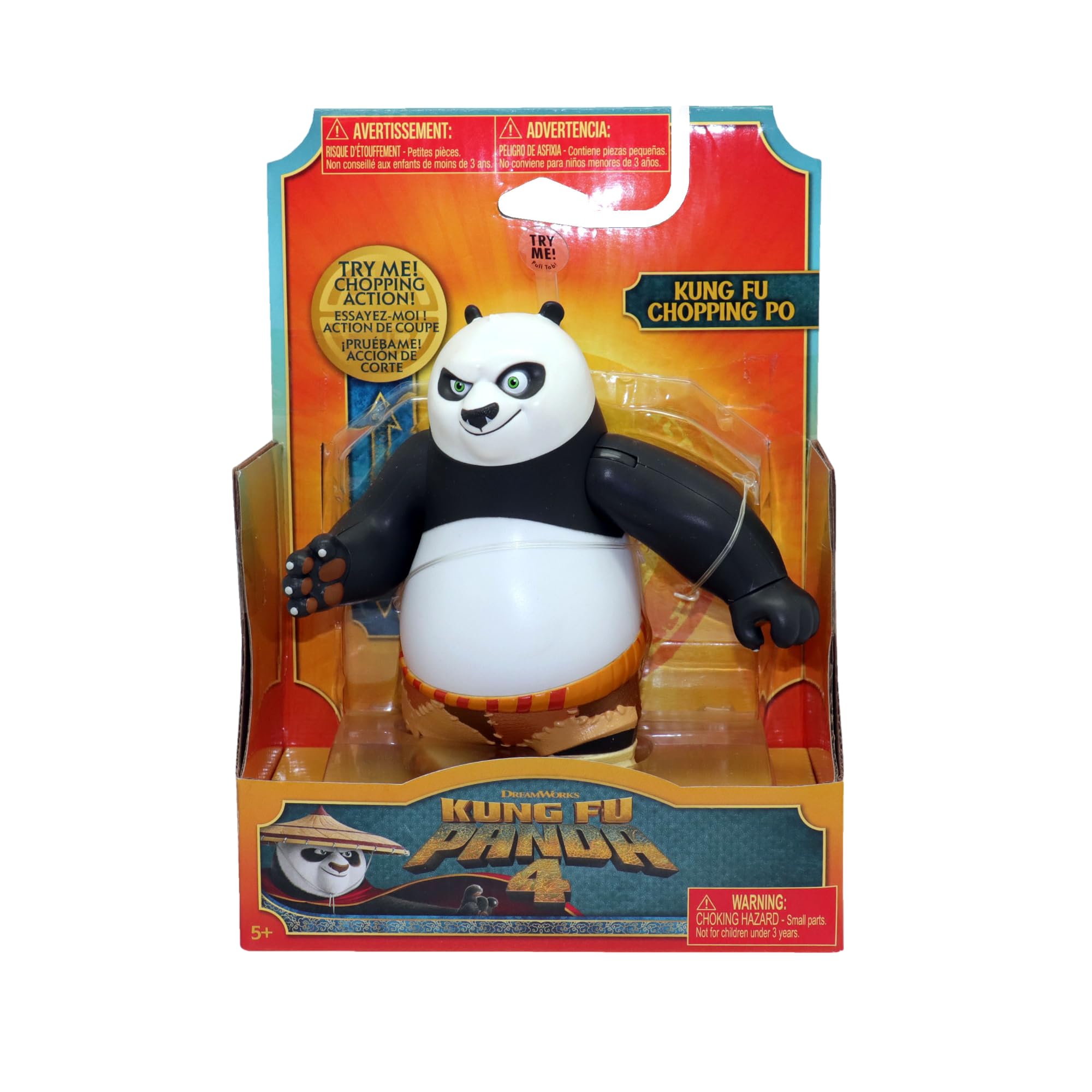 Kung Fu Panda Po 5.5-inch figure poseable design supports imaginative storytelling.