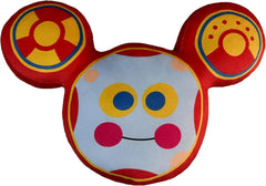 KUNZEMU mouse head plush, 12.8-inch soft fabric for gentle play and cuddle.