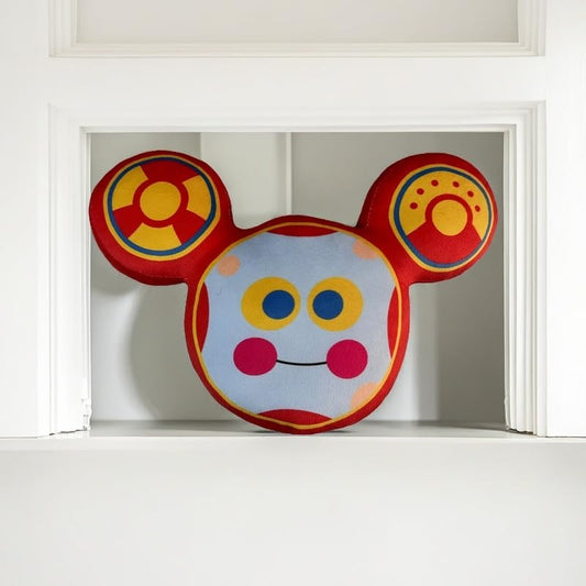 KUNZEMU mouse head plush closeup, showcasing soft texture and quality craftsmanship.