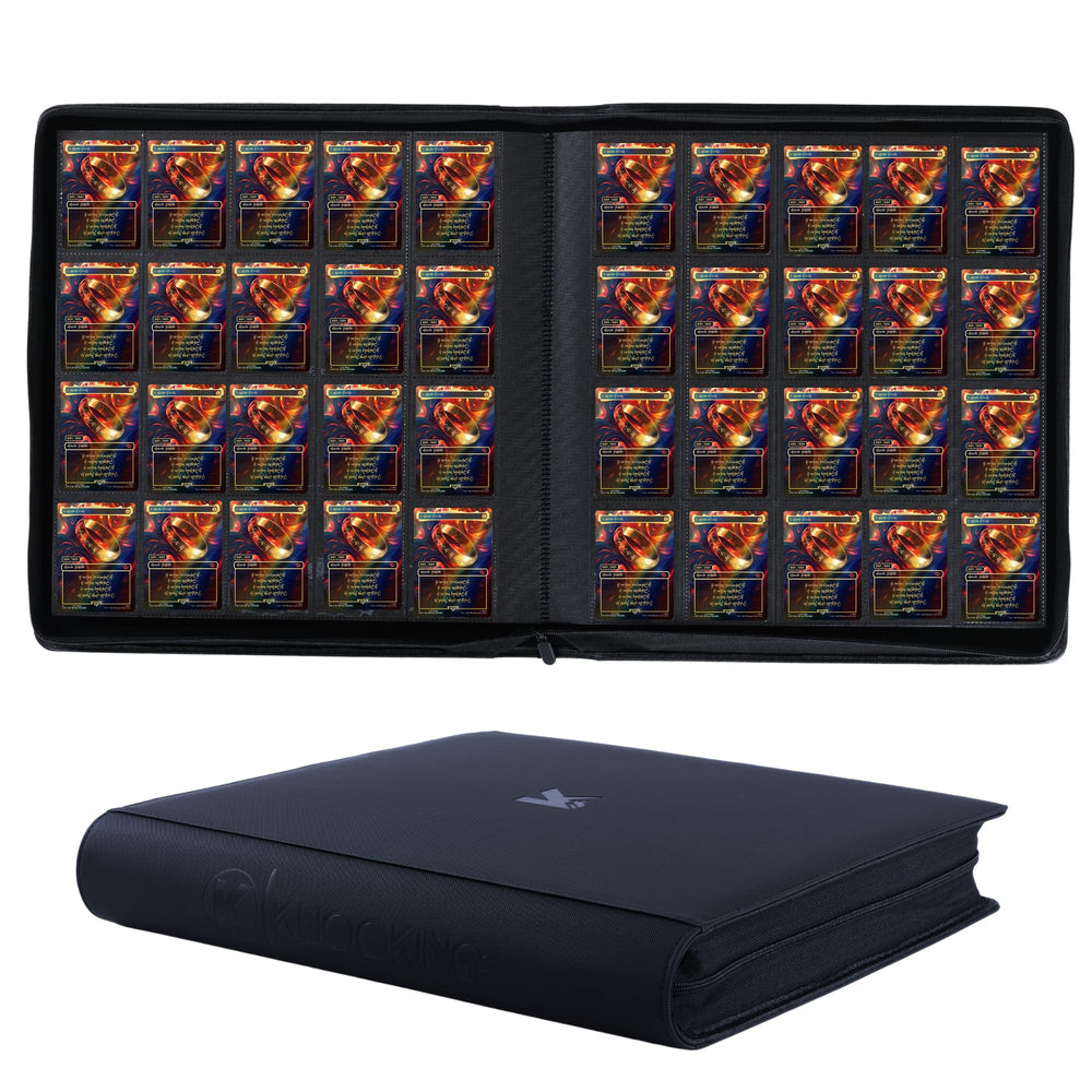 KUOOKING 2000-pocket binder cover provides durable protection for on-the-go card storage.