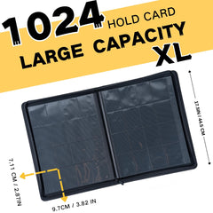 KUOOKING binder zipper-secure closure protects cards during transport.