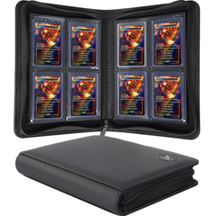 KUOOKING Toploader Binder with 128-card capacity keeps your collection organized.