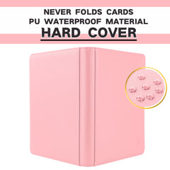KUOOKING Toploader Binder holds 128 cards with protected padding and easy organization.