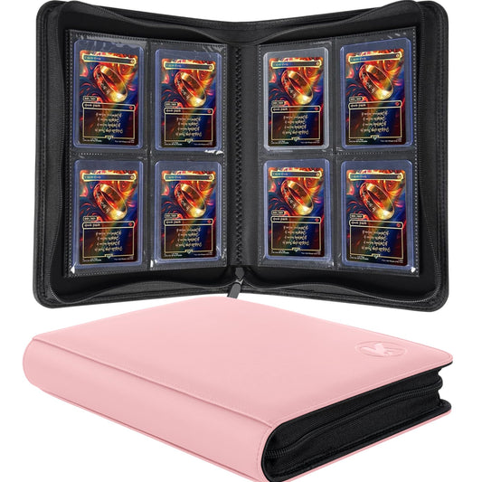 KUOOKING Toploader Binder with side-loading design for quick card access.