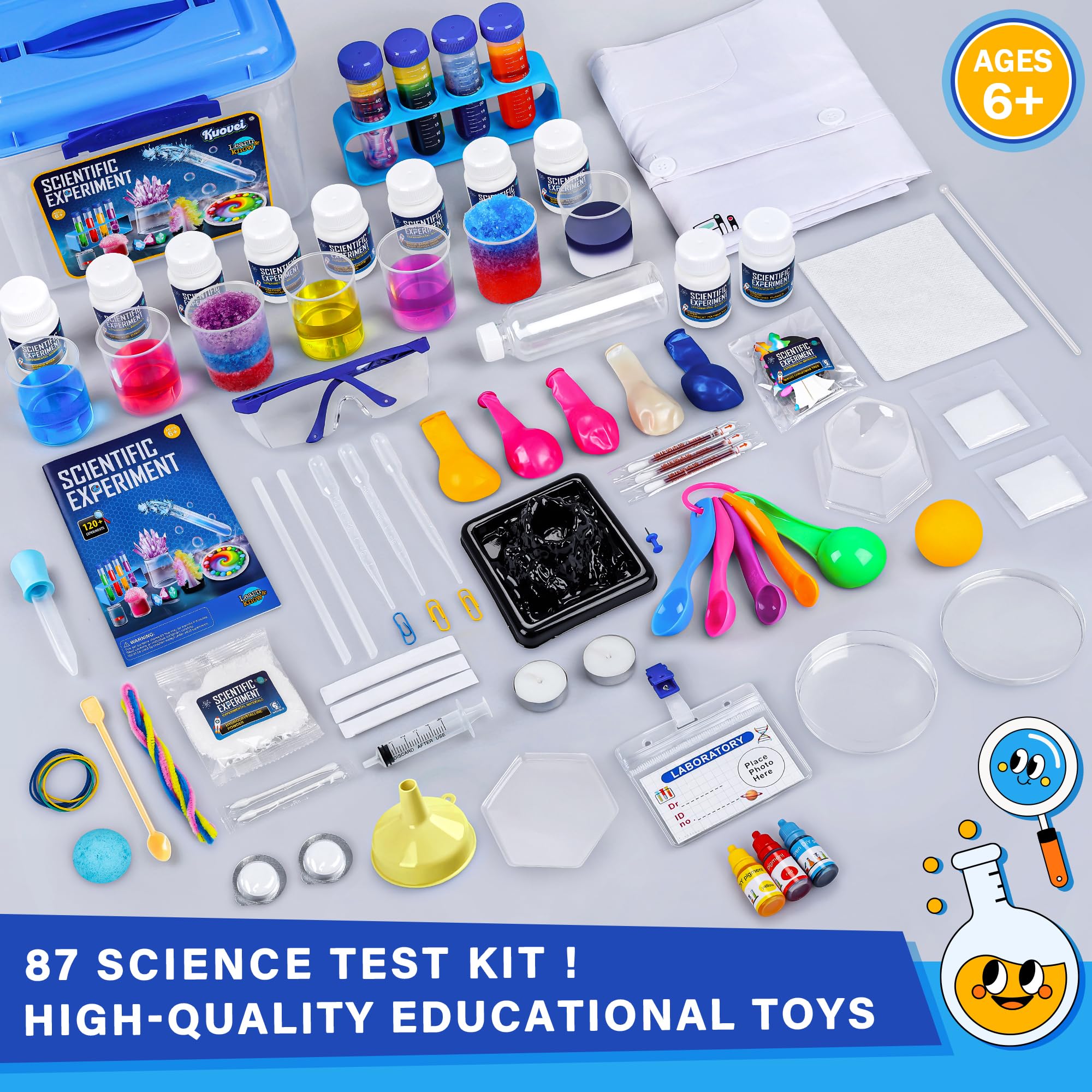 Kuovei Science Kit 120 experiments bundle enabling diverse activities.