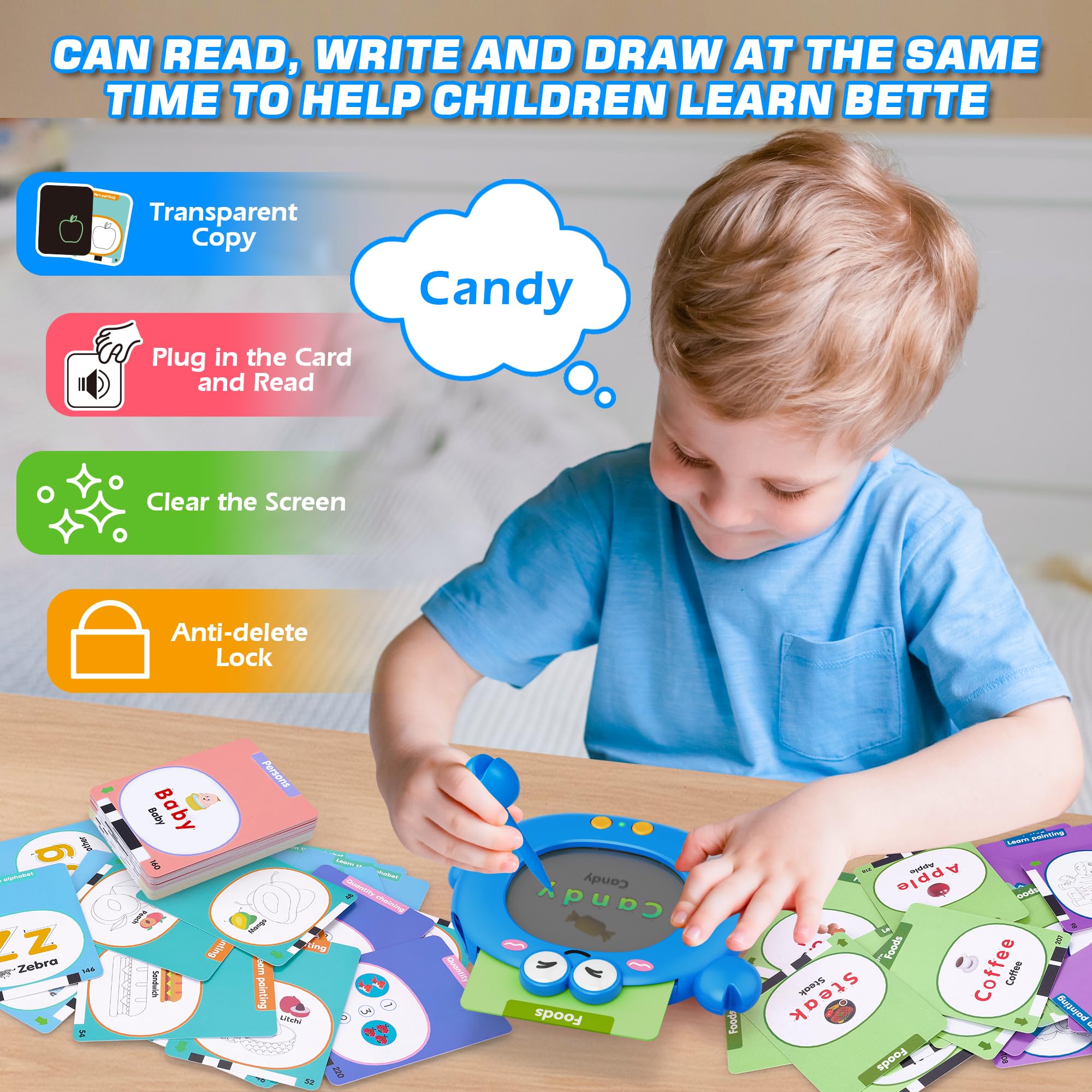 Kuovei Talking Flash Cards make a thoughtful education gift for ages 3 to 6.