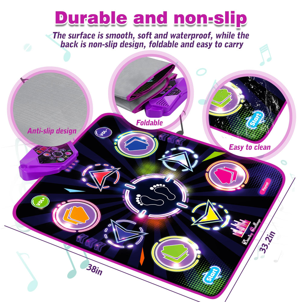 Kusntin Dance Mat with five game modes for varied play.