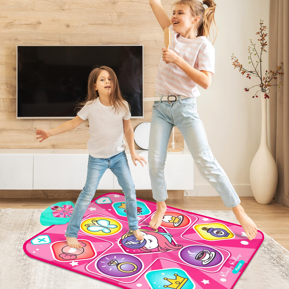 Gift-ready Kusntin Unicorn Dance Mat offers active play and imagination