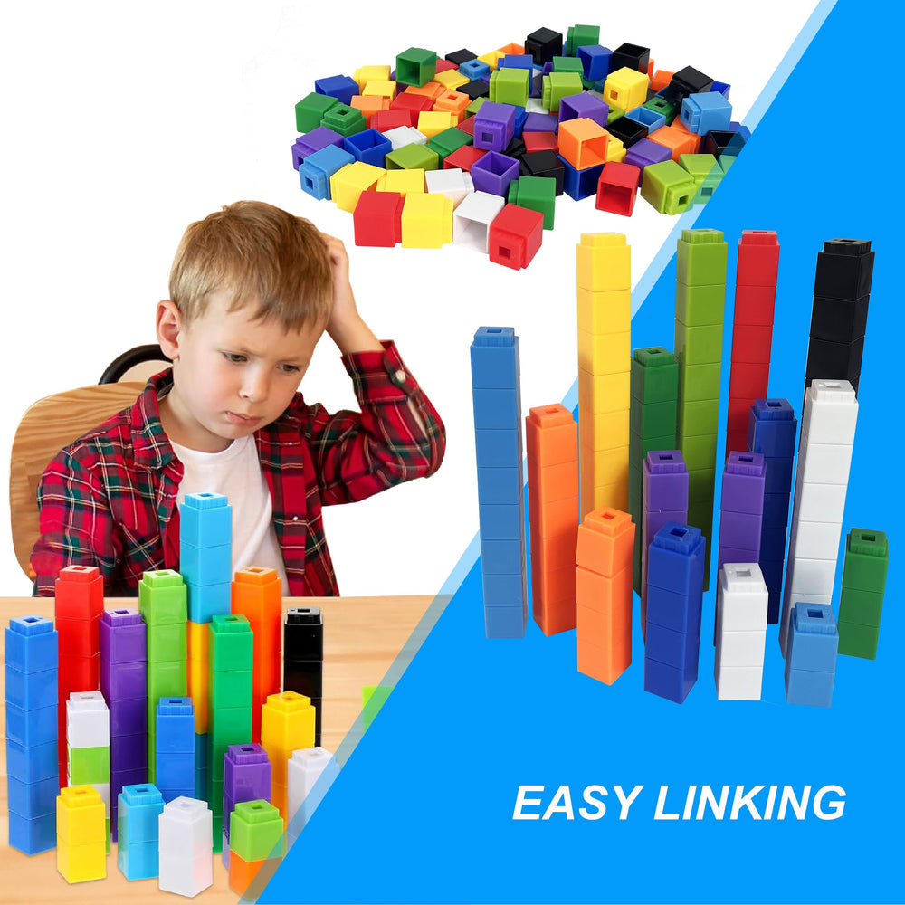 KUTOI classroom setup showing collaborative counting with cubes