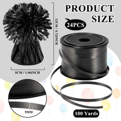 KVCSYAW 24-piece weights with foil finish for durable decor