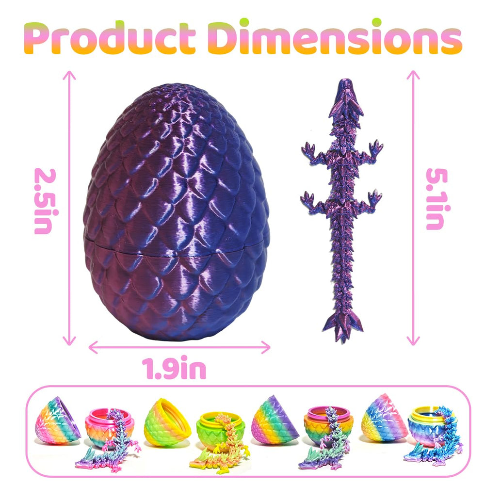 Each dragon features movable joints for adjustable poses and interactive engagement.