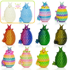 KVERM dragon eggs 12-pack, vibrant display pieces for shelves and desks.
