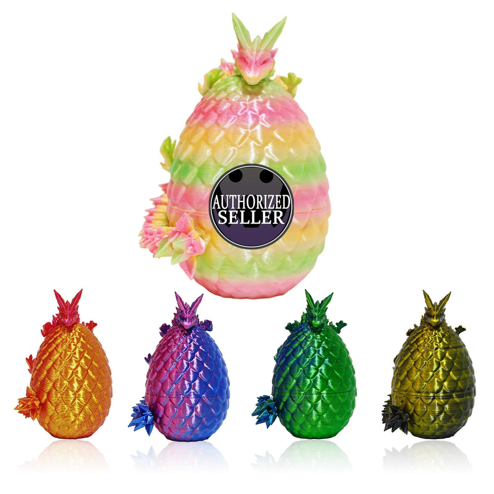 A collectible set blending craftsmanship, color, and fantasy on a desk.