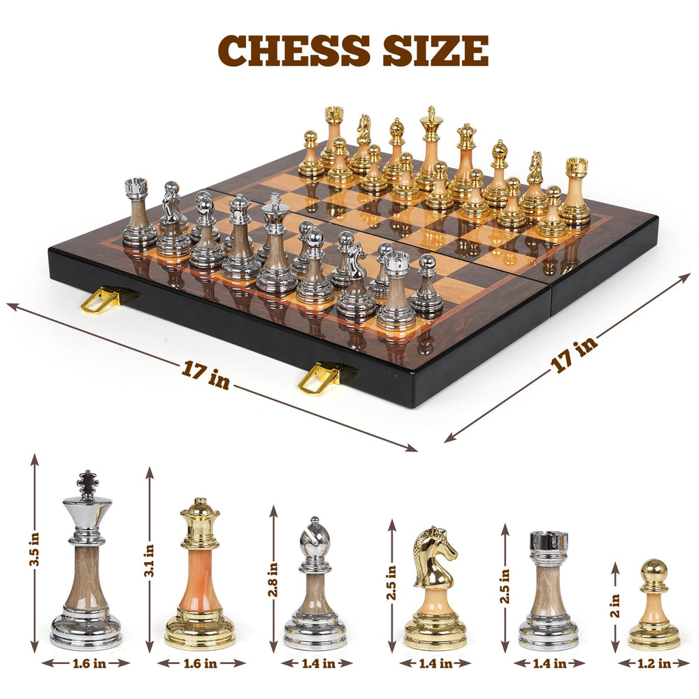 Kvintes chess set for adults and kids