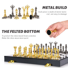 Kvintes metal checkers pieces for smooth, precise moves