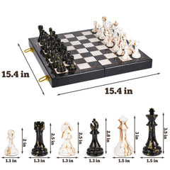 Kvintes portable travel chess board fits bags for on-the-go games.