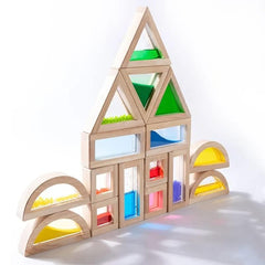 Kvintes blocks use a non-toxic finish for safe, worry-free play.