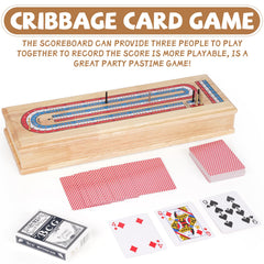 Kvintes wooden cribbage board close-up shows smooth polished finish