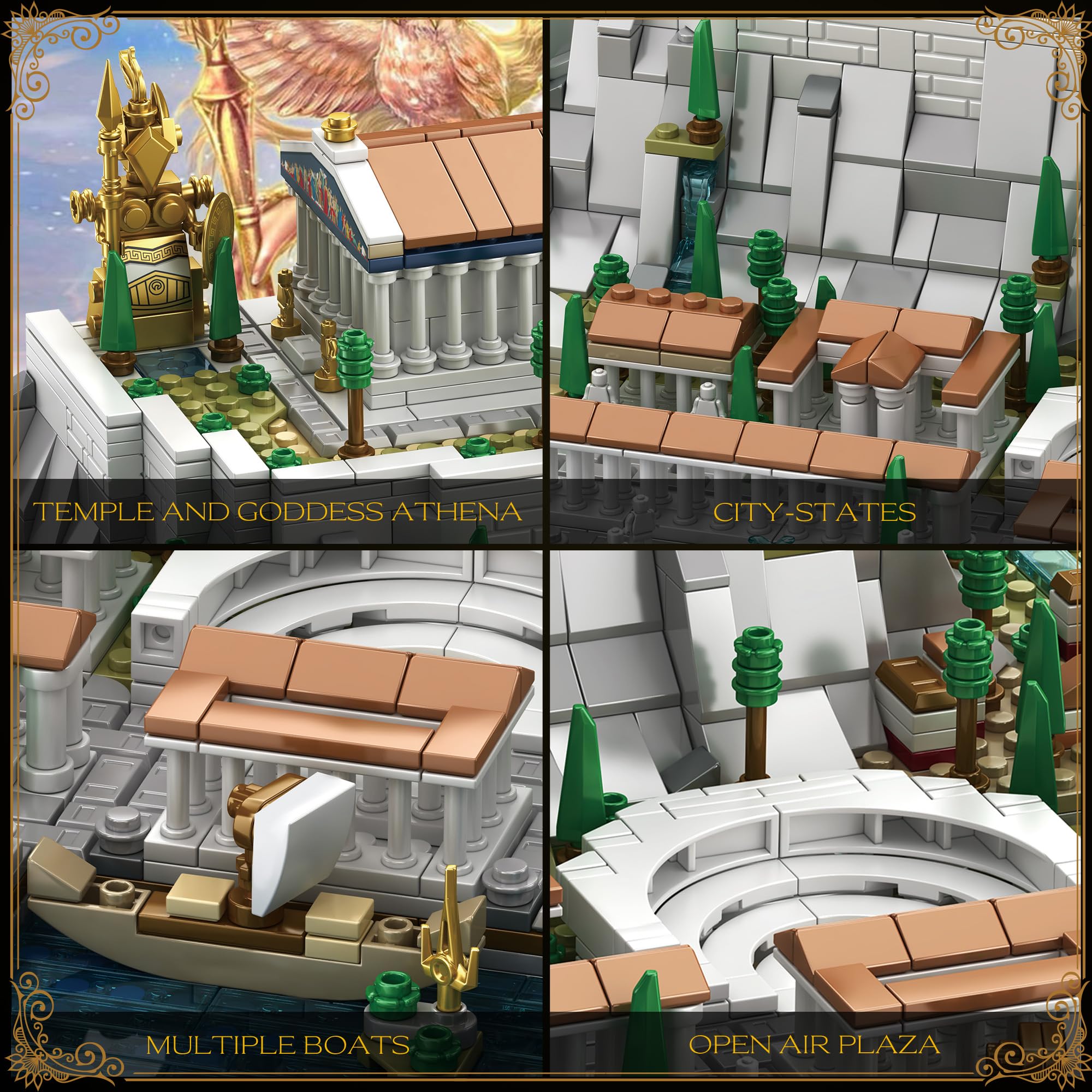 kvsju Architecture Acropolis Athena statue detail, highlights iconic sculpture in a durable model.