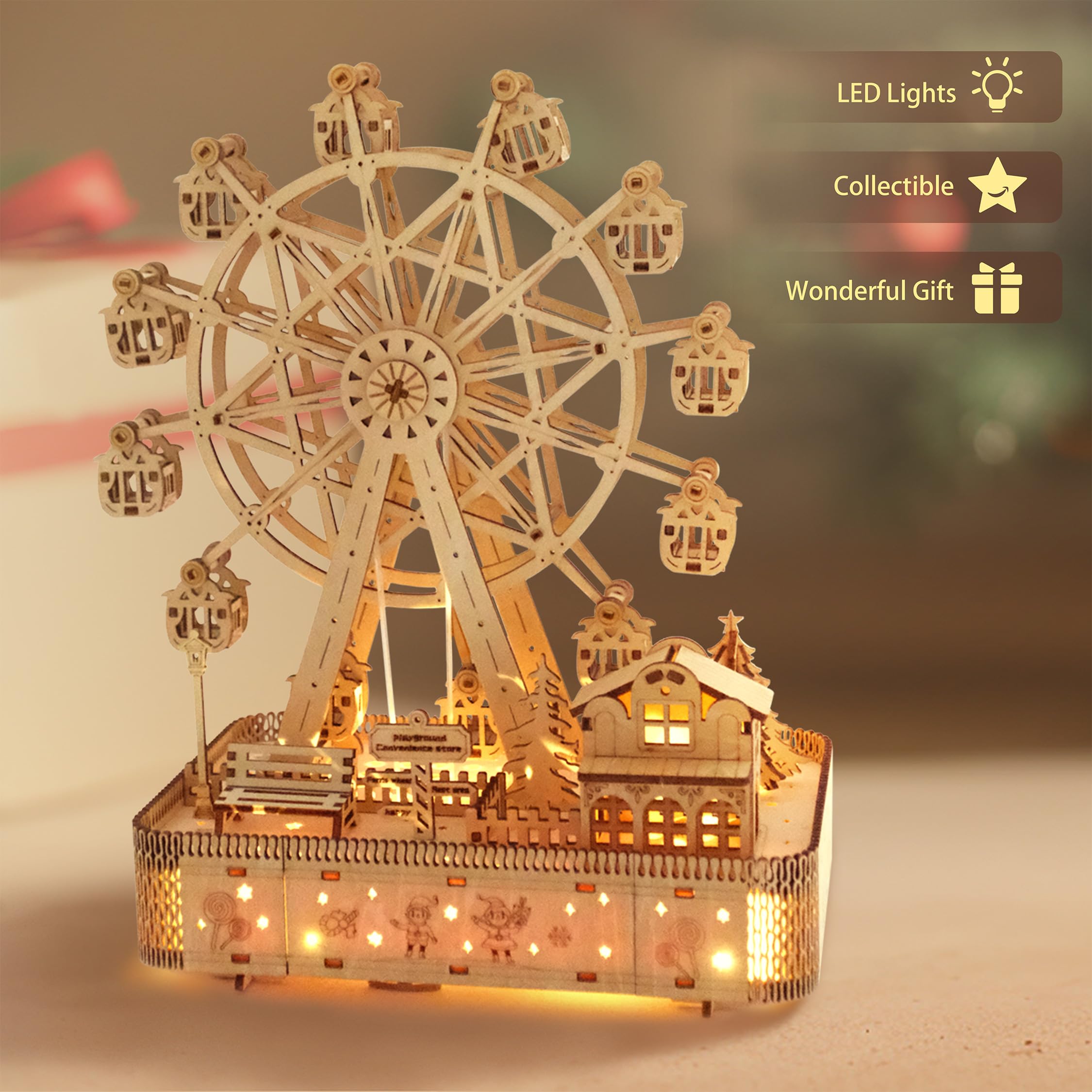 KWASVLYA rotating model display as a dynamic desk accent