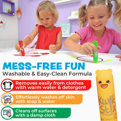 Kwik Stix Cuties on paper dry in under 90 seconds.