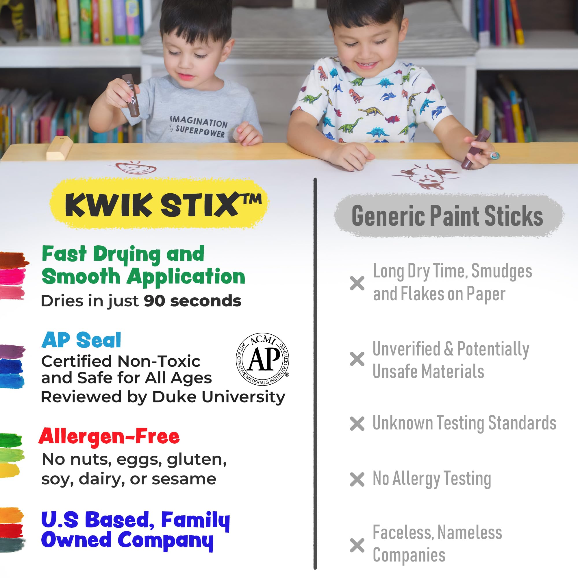 Kwik Stix Cuties kawaii caps spark imaginative crafting sessions.