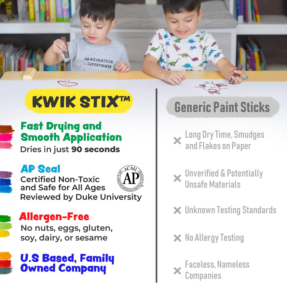 Kwik Stix Cuties kawaii caps spark imaginative crafting sessions.