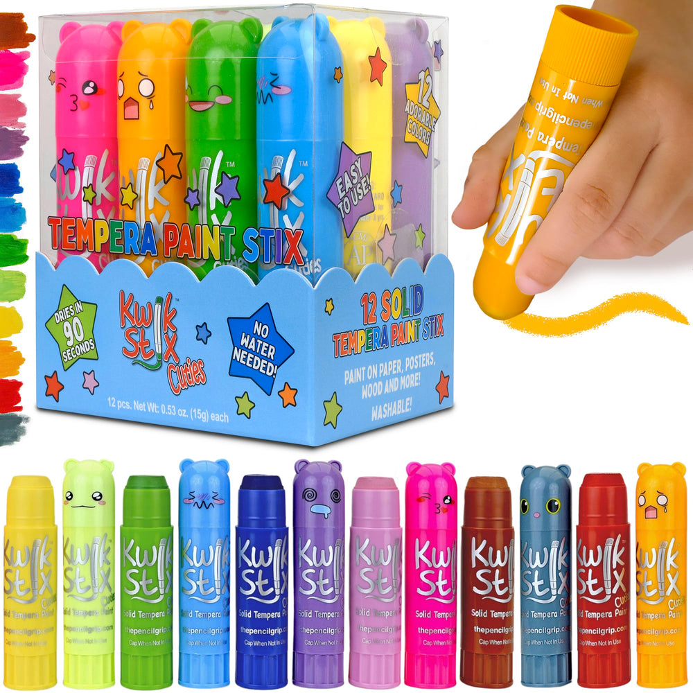 Kwik Stix Cuties colors pack for quick-dry, mess-free art.