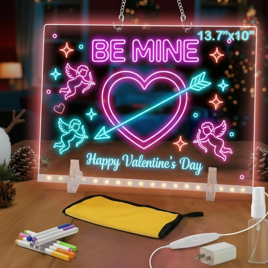 Kyclums Lumiboard shows seven-color LED drawing in action for vibrant doodles.