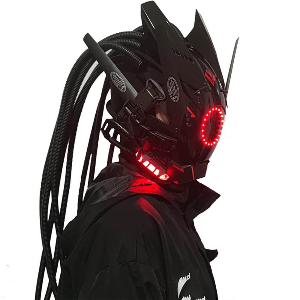 KYEDAY Punk Mask helmet with adjustable straps for a comfortable fit.