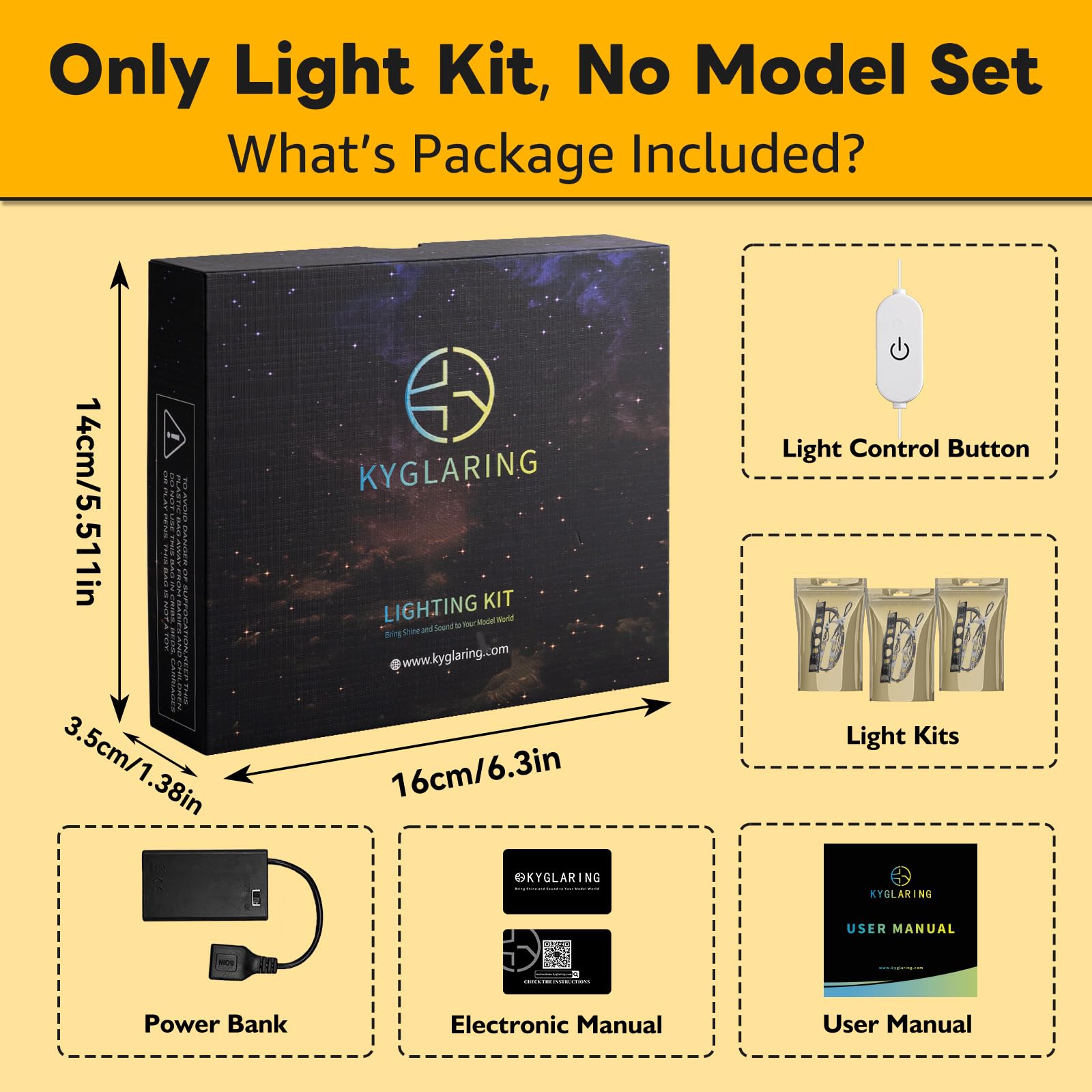 Kyglaring 10344 Lucky Bamboo kit with dimming creates customizable ambiance