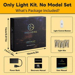 Kyglaring 10344 Lucky Bamboo kit with dimming creates customizable ambiance
